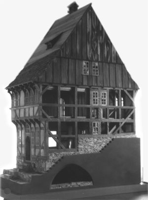 Baukundemodell Stolberger Buergerhaus